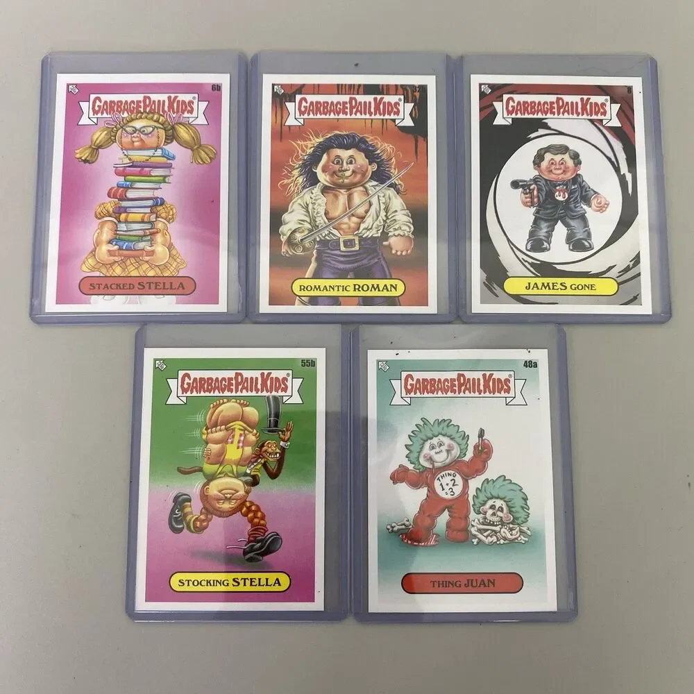 Topps Garbage Pail Kids Lot of 25 Trading Cards Green Border Variants GPK